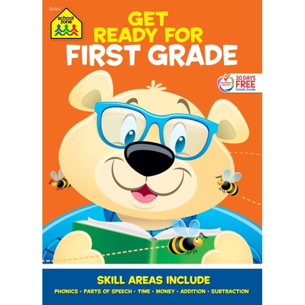 School Zone Get Ready for First Grade Workbook -- School Zone